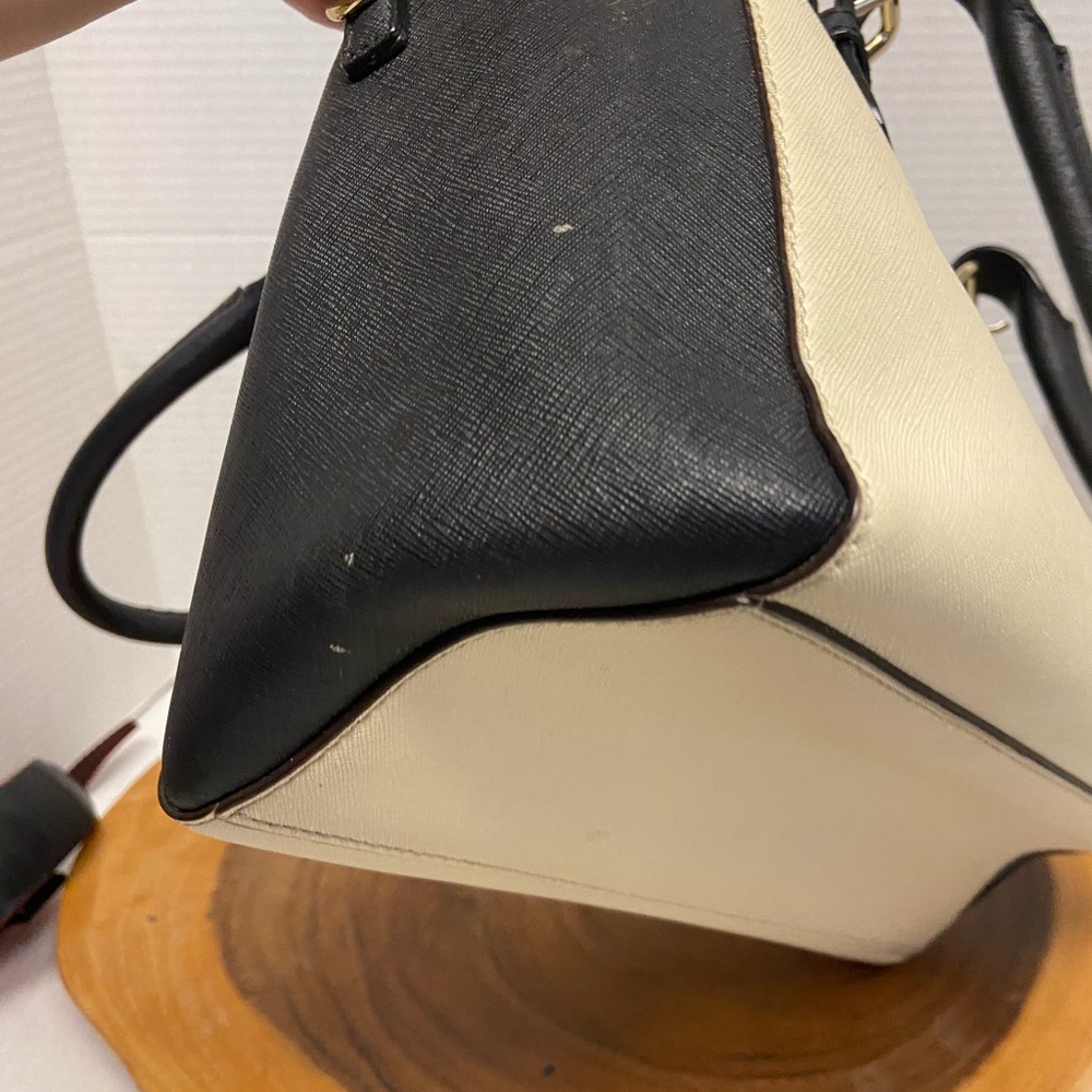 Kate Spade Cream Color Block Handbag - Picture 14 of 14